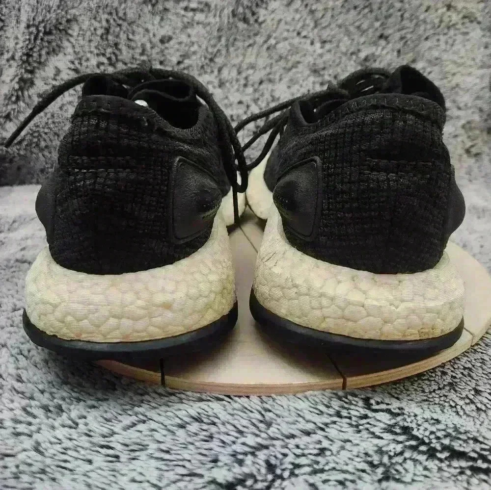 Adidas Pureboost Core Black Dark Solid Grey Sneakers Shoes Men Size 13 CP9326 - Picture 7 of 9